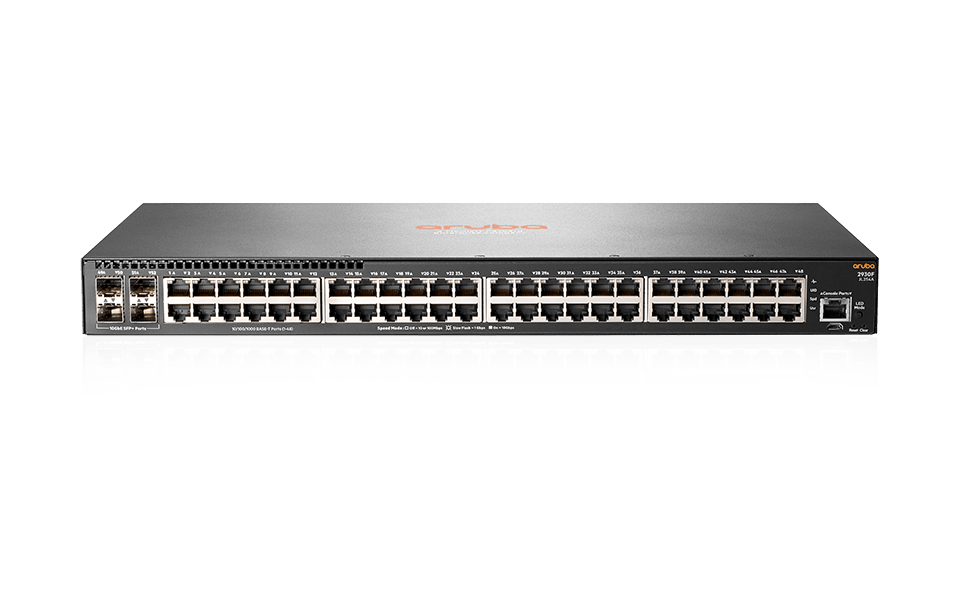 JL254A Switch Aruba 2930F 48 Ports 10/100/1000, 4 SFP+ Uplink | Hàng chính hãng