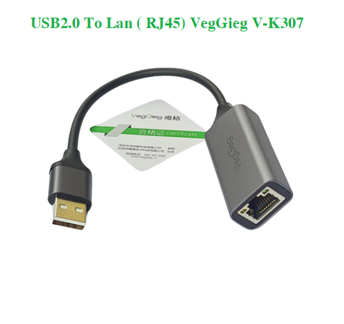 Usb lan V-K307 Veggieg | Hàng chính hãng