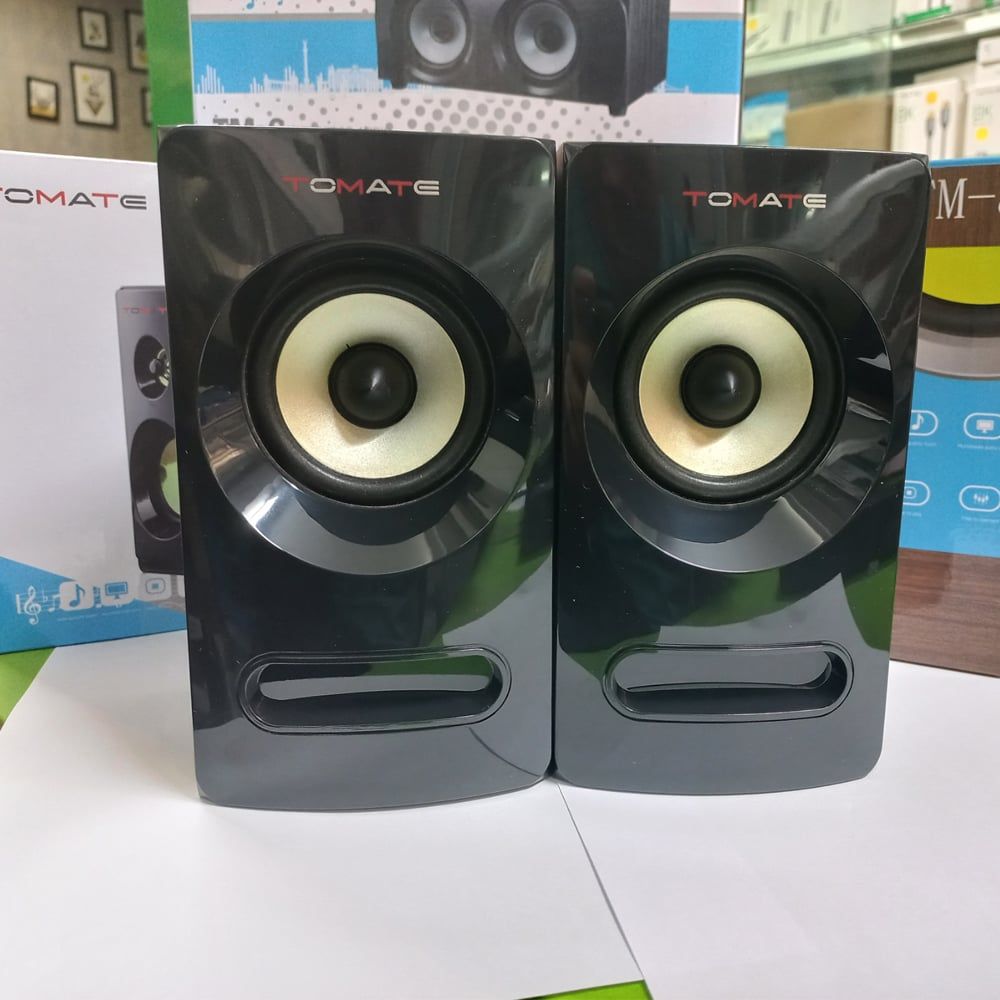 Loa vi tính, Loa máy tính 2.0 để bàn TOMATE TM-8 | Hàng chính hãng
