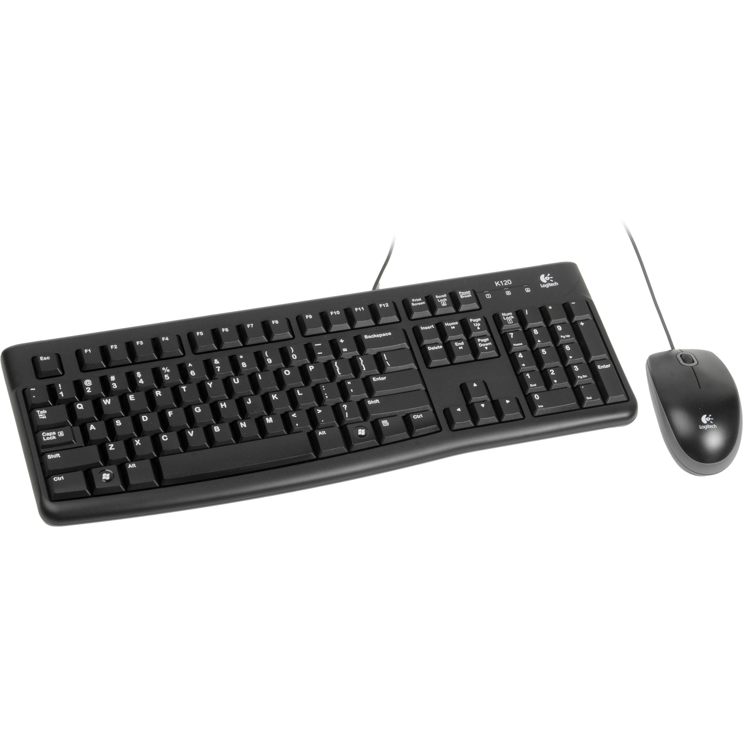 Bộ Bàn phím Logitech + Chuột MK120 (920-002586) | Hàng chính hãng