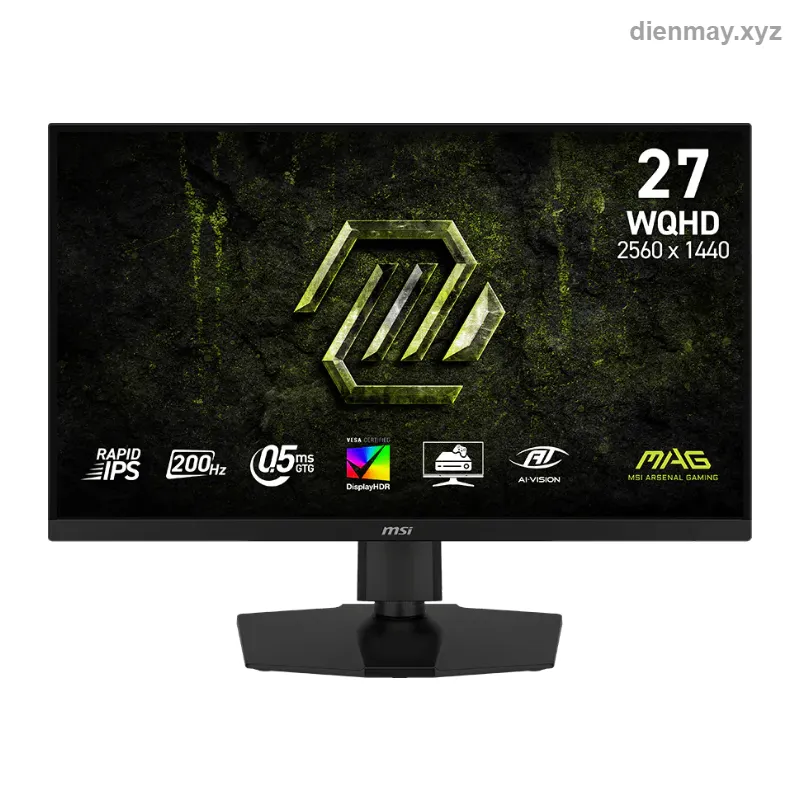 Màn hình Gaming MSI MAG 274QPF E20 27 inch WQHD Rapid IPS 200Hz - Game thủ cần màn hình 2K tần số quét cao, chơi game PC và console