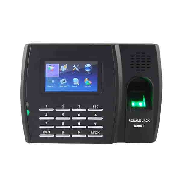 Máy chấm công vân tay thẻ Ronald Jack 8000T | Hàng chính hãng