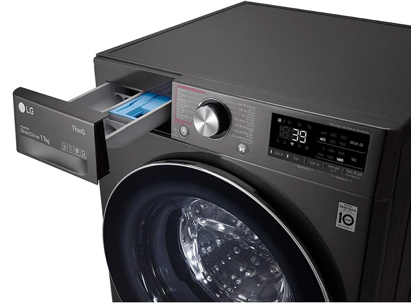 Máy giặt sấy thông minh LG AI DD 13kg + sấy 8kg FV1413H3BA Mới 2021 | Hàng chính hãng