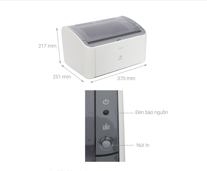 Máy In Laser Trắng Đen Canon LBP2900 | Hàng chính hãng