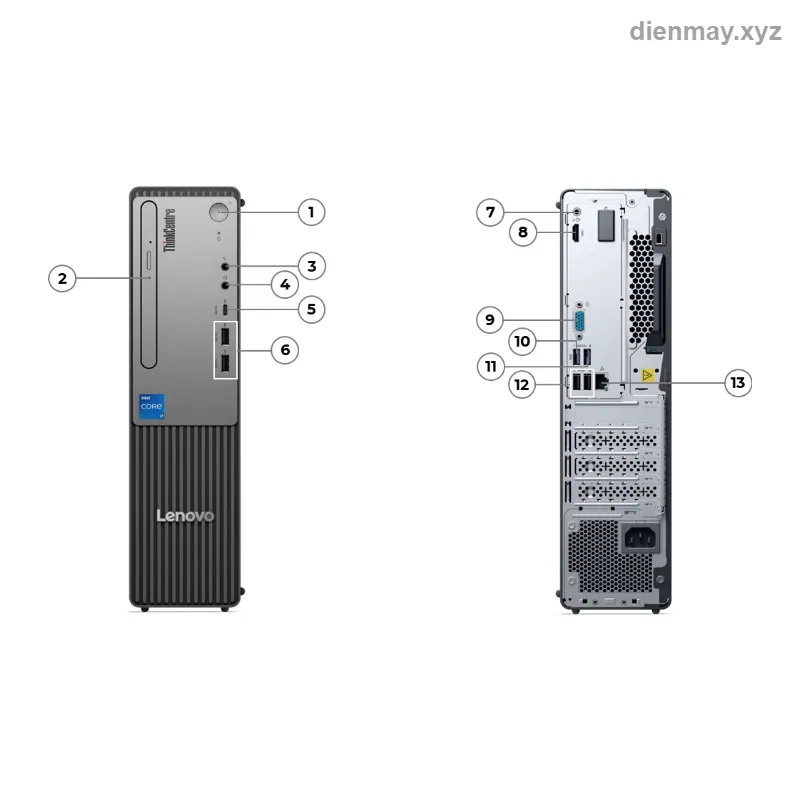 Máy tính để bàn Lenovo ThinkCentre neo 30s Gen 5 13DG0003VN (Core i5-13420H, 16GB, SSD 512GB, Windows 11)