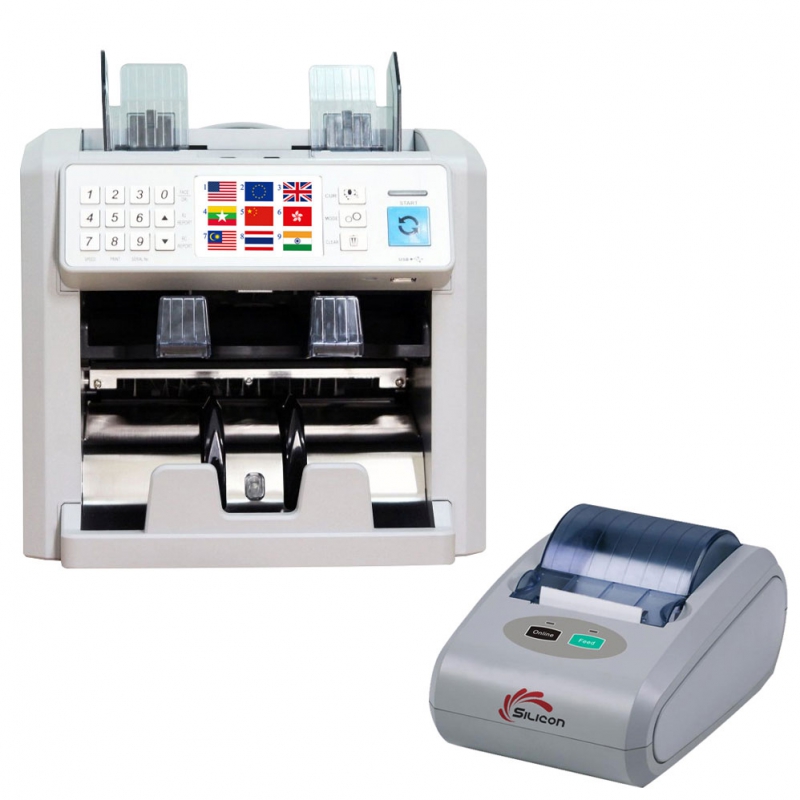 Máy đếm tiền Silicon MC-8PLUS ( COMBO ) | Hàng chính hãng