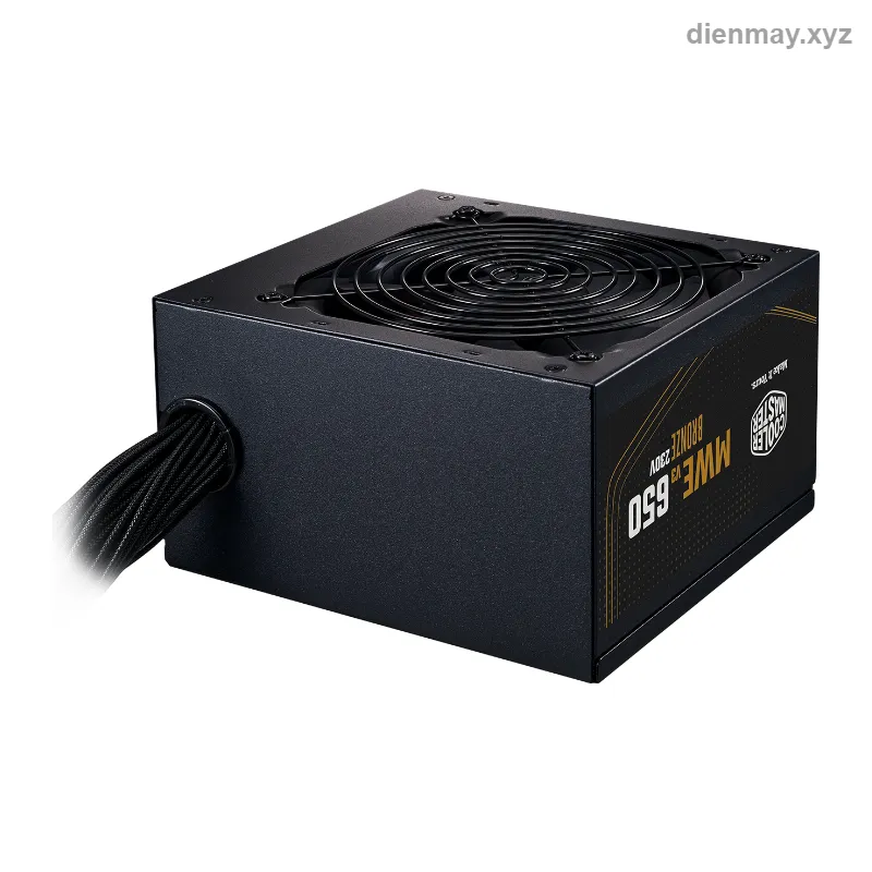 Nguồn máy tính Cooler Master MWE Bronze 650 V3 230V 650W 80 Plus Bronze ATX 3.1 - PC văn phòng và gaming tầm trung