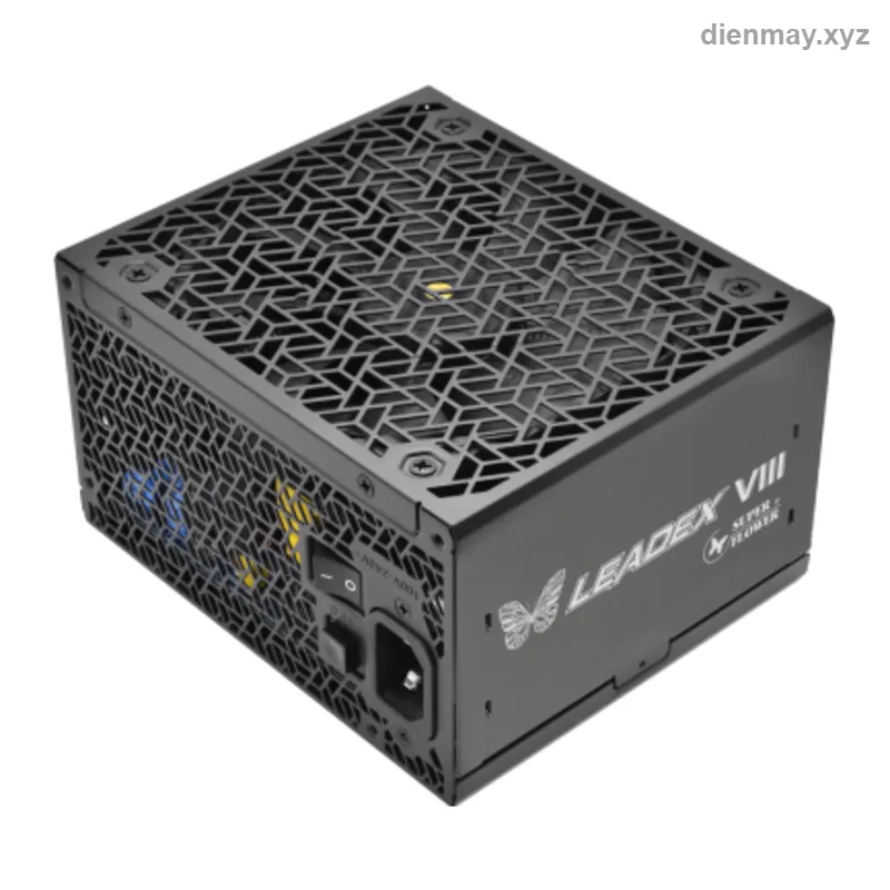 Nguồn máy tính Super Flower LEADEX VIII Platinum PRO 1200W ATX 3.1 Trắng (SF-1200F14SP) - Dàn PC gaming/đồ họa cao cấp dùng card đồ họa công suất lớn