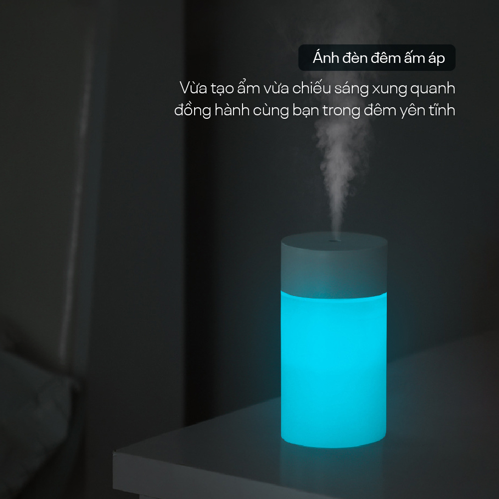 Máy tạo ẩm mini WZ01 cắm USB – nhỏ vừa lòng bàn tay, đặt bàn làm việc, ô tô