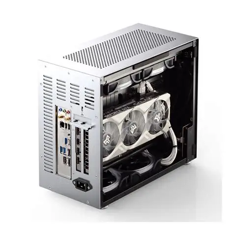 Vỏ Case Jonsbo V10-A Mini Tower Bạc