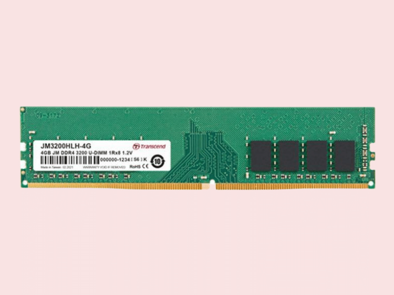 RAM Transcend JM3200HLH-4G DDR4 3200 Mhz | Hàng chính hãng