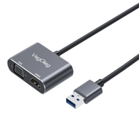 USB 3.0 to HDMI + VGA Converter  - V-Z918 | Hàng chính hãng