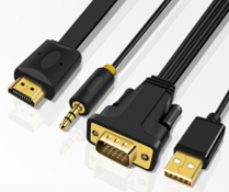 VGA to HDTV Male to Male Cable - V-Z206 | Hàng chính hãng
