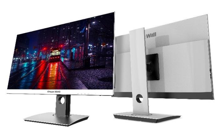 Bộ máy tính All In One Great Wall Q2458 (Intel Core i5-12450H | 16GB | 512GB | 23.8 inch FHD | NoOs | Bạc ) | Hàng chính hãng