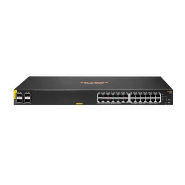 R8N87A Switch Aruba 6000 24G Class4 PoE 4SFP 370W | Hàng chính hãng