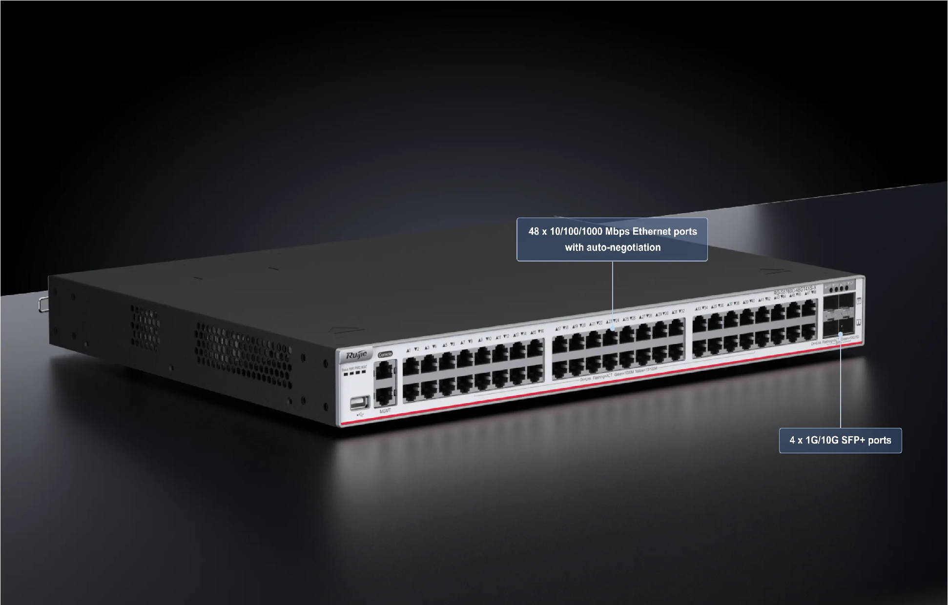 Switch Ruijie RG-S5760C-48GT4XS-X | Hàng chính hãng