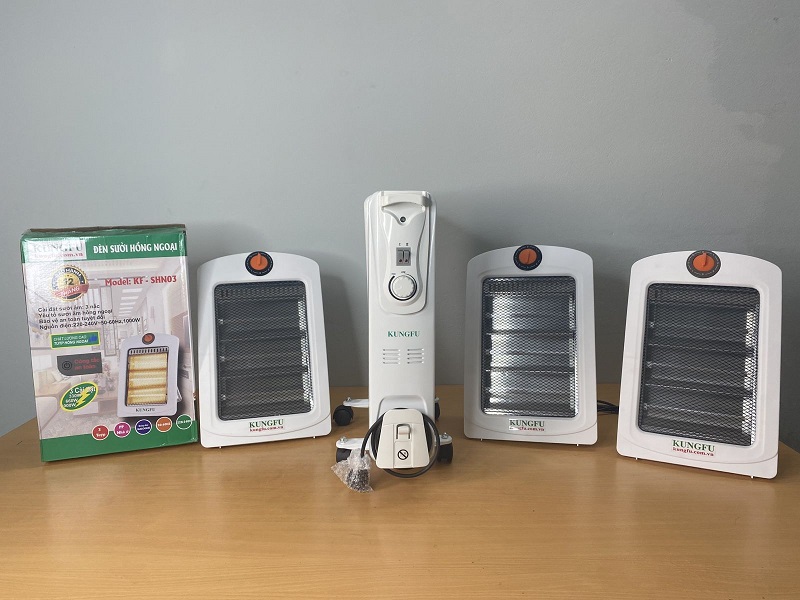 Đèn sưởi hồng ngoại Kungfu KF-SHN03 | Hàng chính hãng