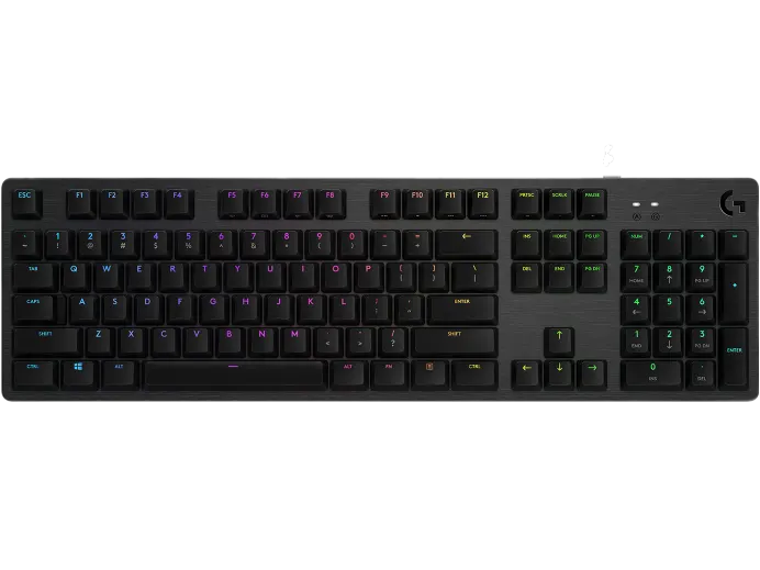 Bàn phím cơ Logitech G512 Lightsync RGB Mechanical Gaming - GX Blue/Clicky (black) | Hàng chính hãng