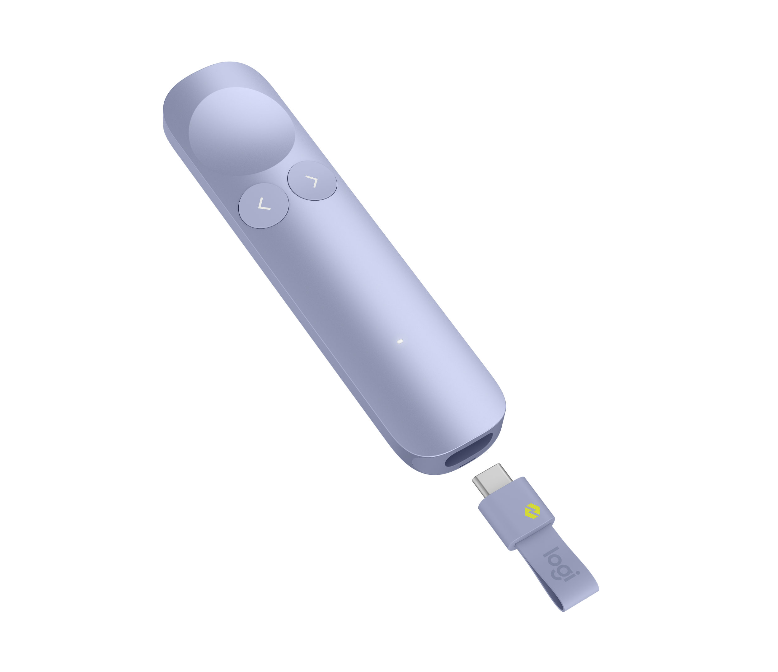 Bút thuyết trình Logitech Spotlight 2 màu tím nhạt 910-007676 nhẹ 52,5 g