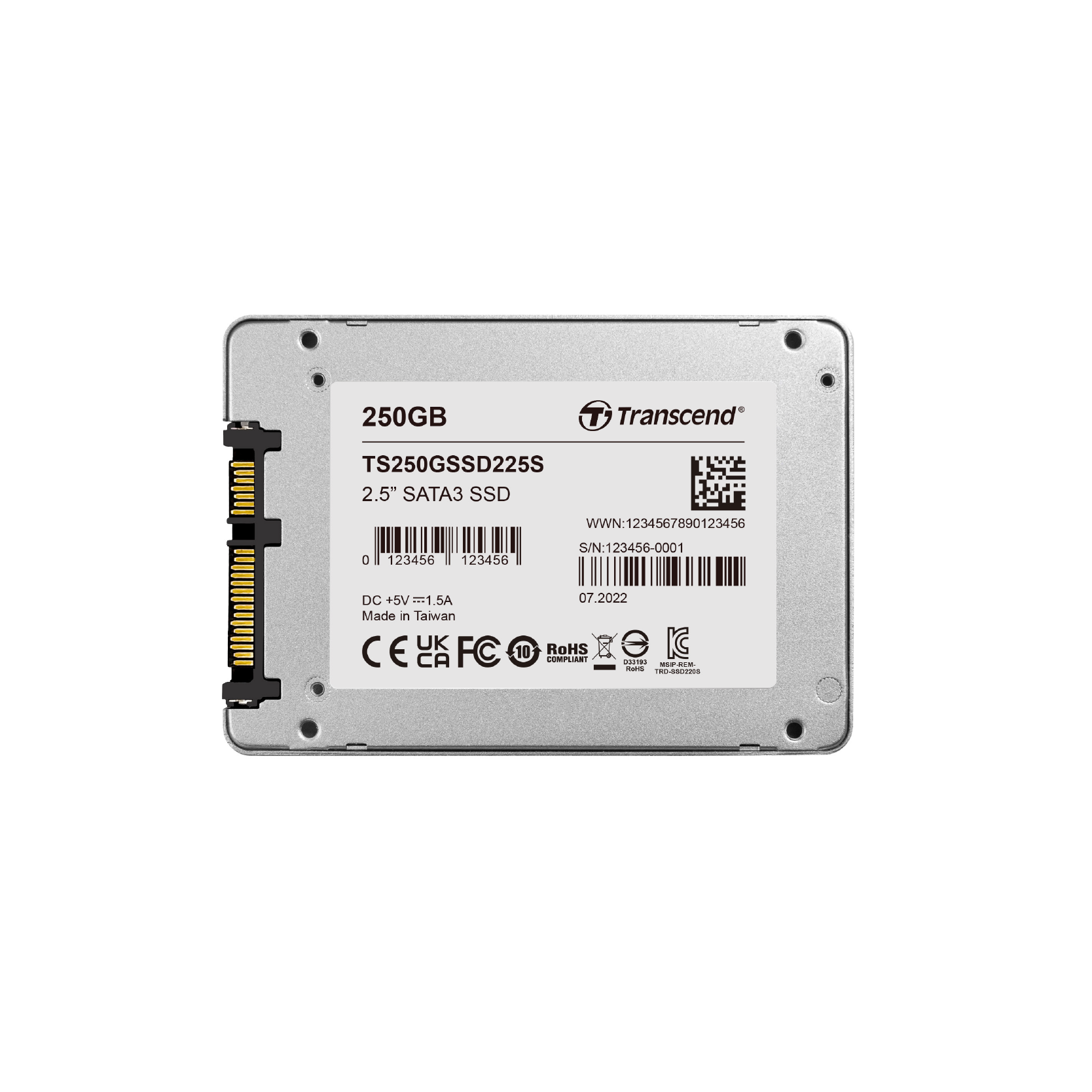 Ổ cứng gắn trong SSD 2.5″ SATA 3 250GB | Hàng chính hãng