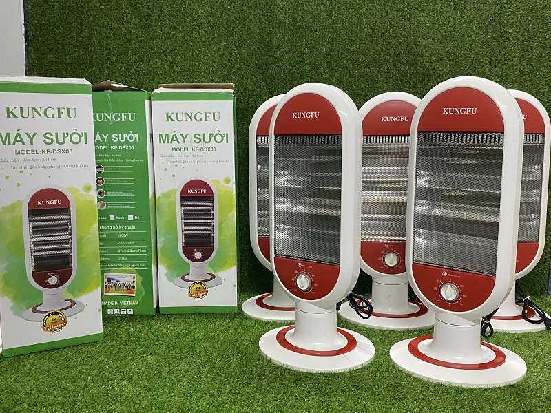 Máy sưởi hồng ngoại Kungfu KF-DSX03 | Hàng chính hãng