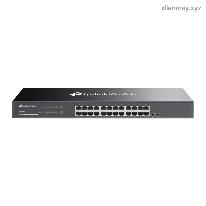 Switch 24 cổng Gigabit TP-Link Omada DS1024G cắm là chạy - Văn phòng, gia đình cần mở rộng cổng mạng đơn giản, cắm là chạy