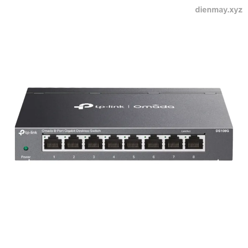 Switch 8 cổng Gigabit TP-Link Omada DS108G cắm là chạy - Văn phòng, gia đình cần mở rộng cổng mạng đơn giản, cắm là chạy