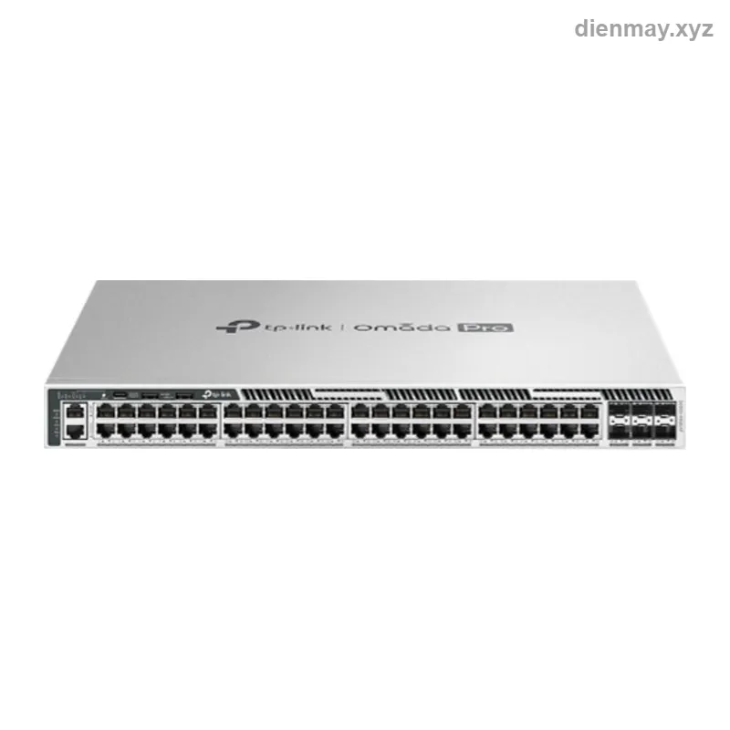 Switch L3 Omada Pro S6500-48G6XF 48 cổng Gigabit + 6 cổng 10G SFP+ - Mạng truy cập doanh nghiệp cần nhiều cổng Gigabit và uplink 10G