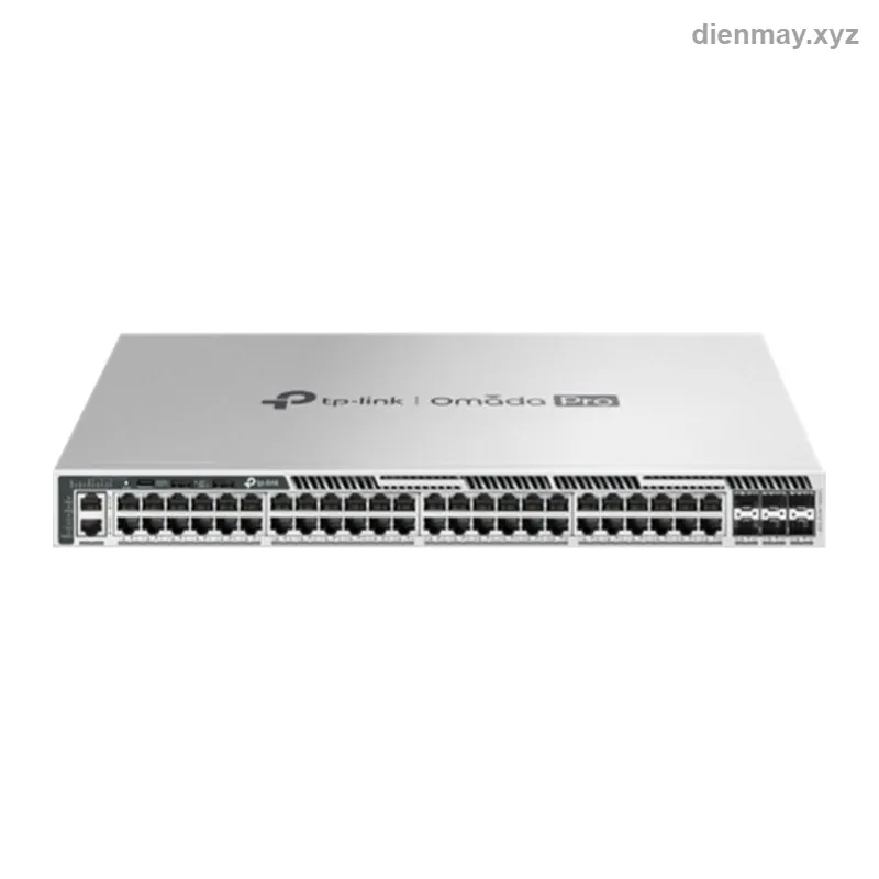 Switch PoE+ L3 Omada Pro S6500-48GP6XF 48 cổng Gigabit + 6 cổng 10G - Tòa nhà, khách sạn cần cấp PoE+ cho nhiều camera và access point