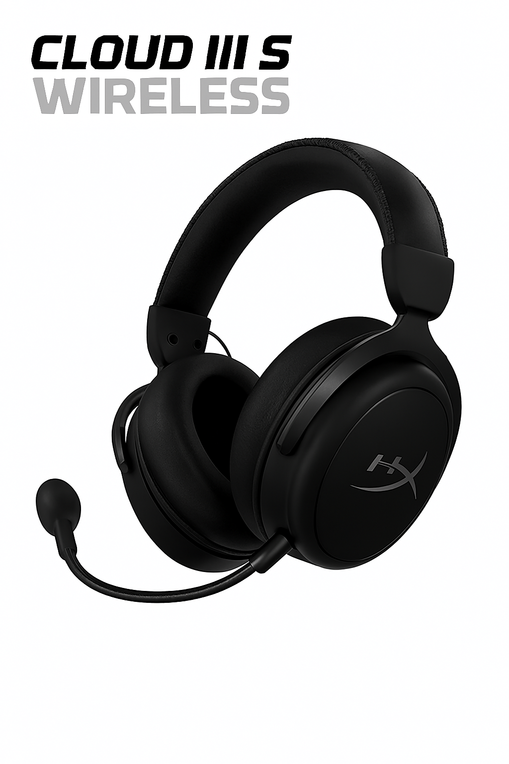 TAI NGHE CLOUD 3 S WIRELESS ĐEN/ĐỎ,ĐEN, TRẮNG