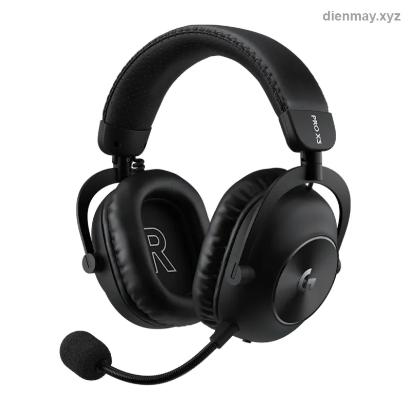 Tai nghe gaming không dây Logitech G PRO X3 LIGHTSPEED Trắng - Game thủ eSports và người chơi cần tai nghe không dây cao cấp