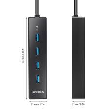 Bộ chia USB HUB 4 cổng USB 3.0 ORICO W8PH4 | Hàng chính hãng
