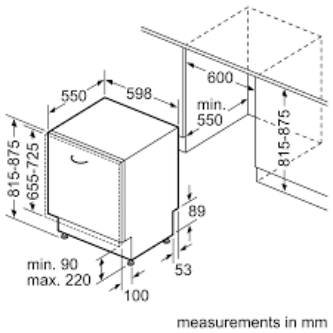 Máy rửa bát âm toàn phần SMV4HCX48E Series 4 | Hàng chính hãng