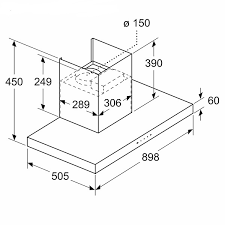 Máy hút mùi ĐỘC LẬP Bosch DWBM98G50B | Hàng chính hãng