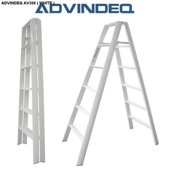 Thang nhôm ADVINDEQ AV306 (White) 12 bậc | Hàng chính hãng