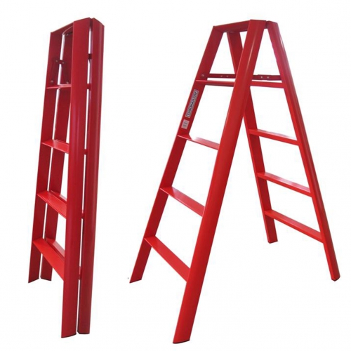 Thang nhôm chữ A 10 bậc ADVINDEQ AV305 ( Red ) | Hàng chính hãng