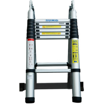 Thang Nhôm Rút Gọn SUMO Nhật Bản ADT807B Chữ A 2.1m Duỗi Thẳng 4.4m | Hàng chính hãng