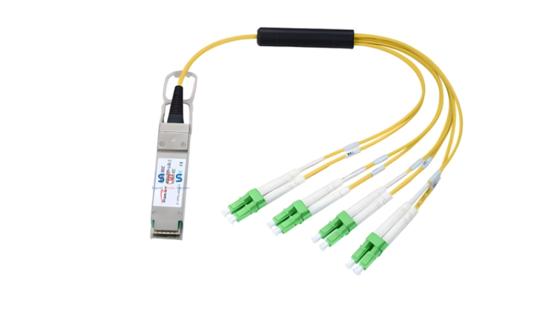 Cable Gigalight 440Gb/s QSFP+ Parallel Single Mode(2KM) to 8 x LC Connector (GQM-8LC-XXXC) | Hàng chính hãng