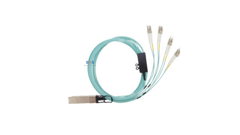 Cable Quang Breakout Gigalight 40G QSFP+ to 8 x LC Connector (GQS-8LC-XXXC | Hàng chính hãng