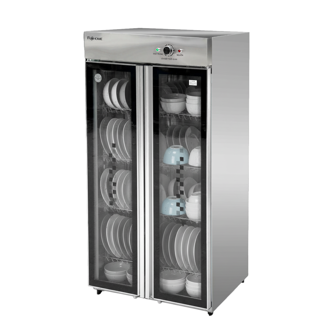 Tủ sấy bát 2 cửa Fujihome DD400A 400 lít - cho trường học, bếp ăn tập thể