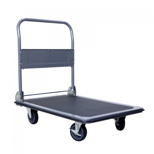 Xe đẩy hàng 4 bánh sàn thép ADVINDEQ TL-320 | Hàng chính hãng
