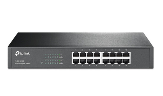 Switch 16 Cổng Gigabit 1000Mbps (Vỏ Kim Loại) TP-Link  TL-SG1016D | Hàng chính hãng