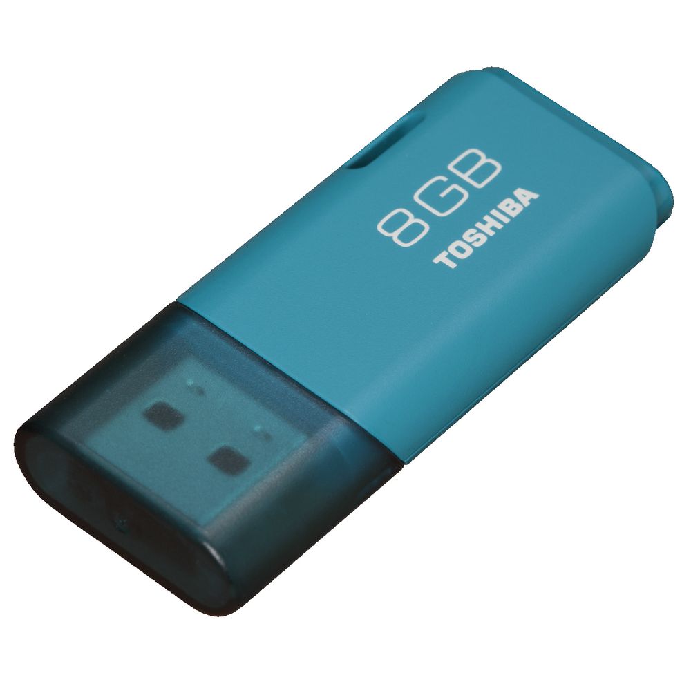 Toshiba 8GB USB 2.0 Flash Drive Hayabusa LightBlue