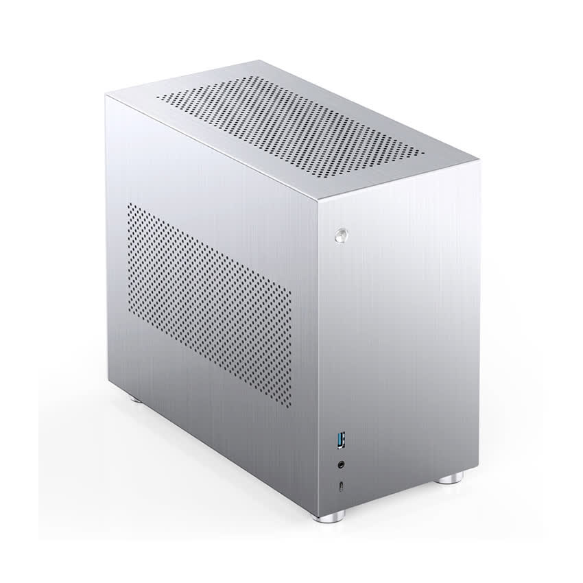 Vỏ Case Jonsbo V10-A Mini Tower Bạc