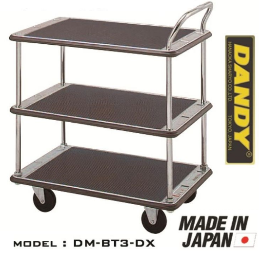 Xe đẩy hàng 3 tầng Dandy DM-BT3-DX | Hàng chính hãng