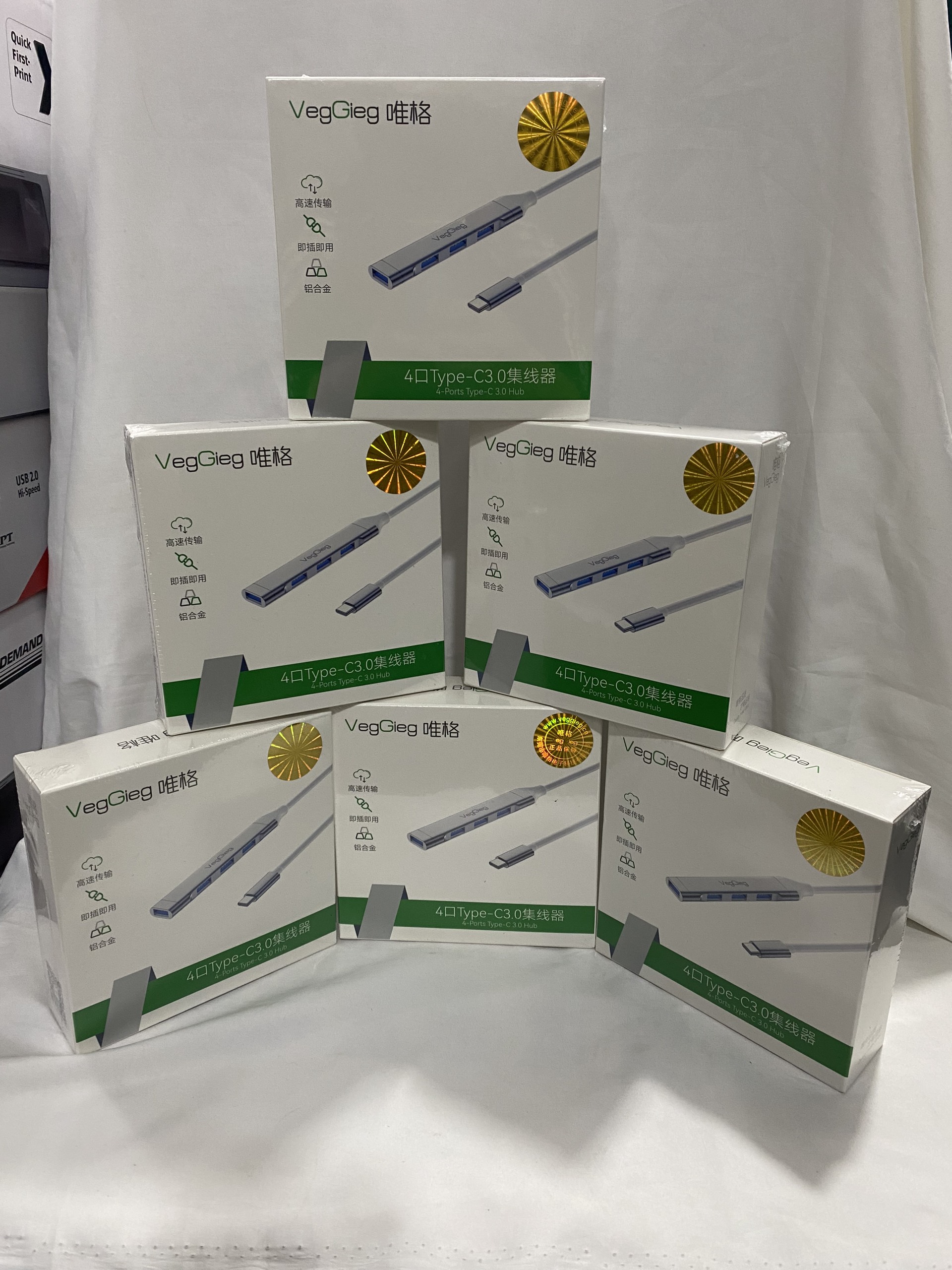 Sản phẩm TypeC 3.0 +4 port Hub VK303 | Hàng chính hãng