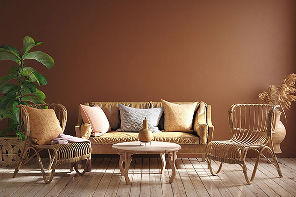 Tạm biệt sofa xám, 2025 là năm của xanh lá và tông màu đất