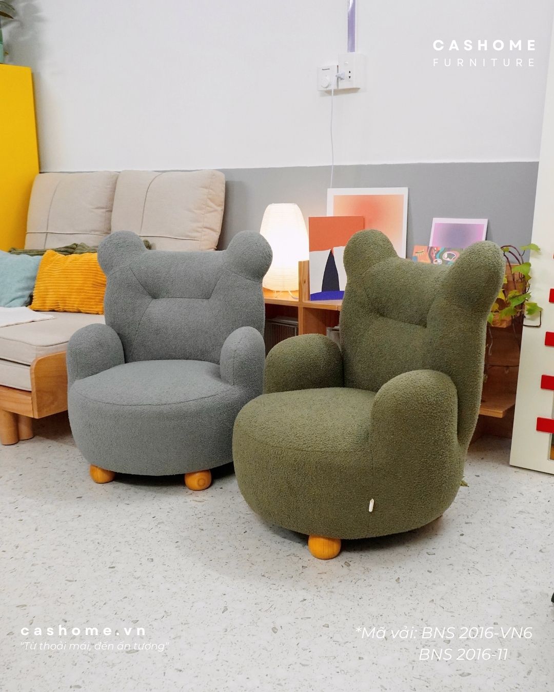 GHẾ BÉ BÁNH GẤU