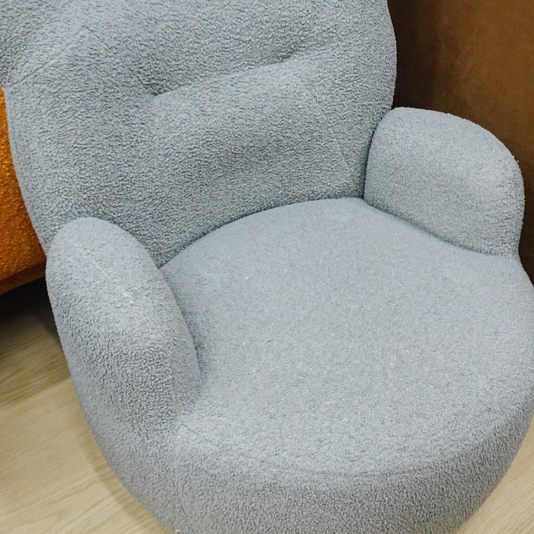 THANH LÝ - GHẾ BÉ BÁNH GẤU - Xám