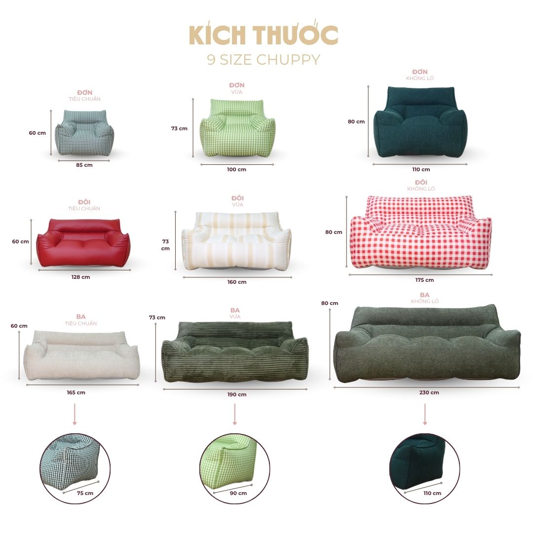 GHẾ LƯỜI CHUPPY ĐÔI